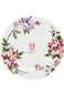 Abir Melamine Flat Plate 15 CM / 5.91 INCH White Floral Design For Food Kitchen Use Outdoor &amp; Resta