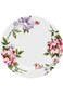 Abir Melamine Flat Plate 15 CM / 5.91 INCH White Floral Design For Food Kitchen Use Outdoor &amp; Resta