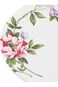 Abir Melamine Flat Plate 15 CM / 5.91 INCH White Floral Design For Food Kitchen Use Outdoor &amp; Resta