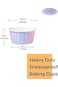 BEANPRECOY 100 Pcs Muffin Cupcake Paper, Greaseproof Paper Muffin Liners,Baking Cups Cupcake Liners