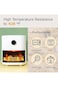 Home-Brand Home Brand 100Pcs Air Fryer Disposable Paper Liner, Air Fryer Liners Square, Baking Pape