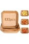 Home-Brand Home Brand 100Pcs Air Fryer Disposable Paper Liner, Air Fryer Liners Square, Baking Pape