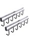 SHOWAY 2pcs Mug Hooks, Cups Under Rack, Multifunction Metal Hanging Coffee Kitchen Utensil Storage