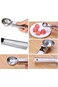 ECVV Ice Cream Scoop - Heavy Duty Stainless Steel Icecream Scooper - Metal Ice-Cream Spade For Gela