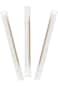 أعواد أسنان من الخيزران من هوت باك، مغلفة بشكل فردي، 1000 قطعة، لون أبيض، Wtp