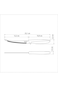 Tramontina Plenus 5 Inches Tomato Knife with Stainless Steel Blade and White Polypropylene Handle