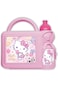 Hellokitty Hello Kitty Plastic Lunch Box with Water Bottle for Kids