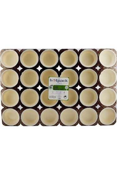 Hotpack Paper Muffin Tray 4oz 6x4 - 5 Set