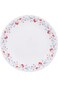 BOROSIL LARAH FLUTED PENTAS OPAL SIDE PLATE 7.5 INCH(19 CM), WHITE, 7QPFLPE, 1 PC