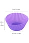 SKY-TOUCH Reusable Baking Cups 12Pcs, Cupcake Liners Non-Stick Cake Muffin Chocolate Cupcake Liner