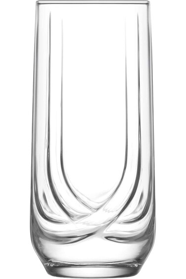 Lav Elit Hiball Glass Tumbler 3-Pieces Set, 330 ml Capacity, Clear, LV-ELT25A