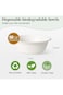DingDong 155mL Disposable Paper Bowls with Lids &ndash; Pack of 10   Eco-Friendly, Compostable, Leak-Resi