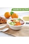 DingDong 155mL Disposable Paper Bowls with Lids &ndash; Pack of 10   Eco-Friendly, Compostable, Leak-Resi