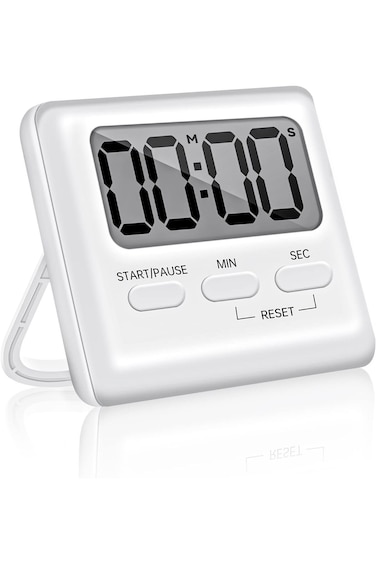 Ubitree Digital Countdown Timer - Magnetic Stopwatch Clock for Classroom, Kitchen, Cooking, Egg, Te