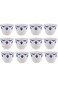 Al Saif Cawa Cups 12-Pieces, 70 cc Capacity, Blue/Gold