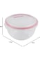 Betty Crocker Round Storage Container,Transparent &amp; Red,1500Ml,BC5009
