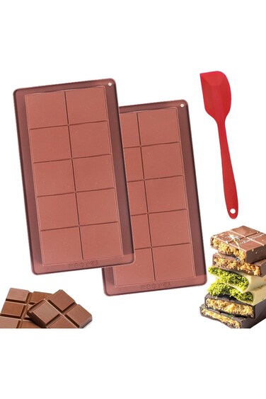 Chocolate Mold Set, Thickened Silica Gel, Dubai Chocolate Dessert,Sandwich Pistachio Chocol