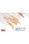 Gmark 5.5" Premium Wood Stirrer 2.3mm Thick Individual Wrapped 200 pc - Wood Coffee Stir Sticks for