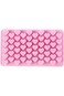 COOLBABY Silicone Heart Shaped Chocolate Mold, 55 Holes Non-stick Baking Mold Tray for Hot Chocolat