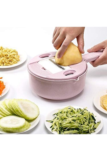 مفرمة خضراوات متعددة الوظائف من زيومي، (وردي)