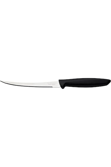 Tramontina Plenus 5 Inches Tomato Knife with Stainless Steel Blade and Black Polypropylene Handle