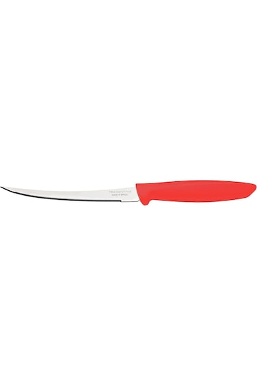 Tramontina Plenus 5 Inches Tomato Knife with Stainless Steel Blade and Red Polypropylene Handle