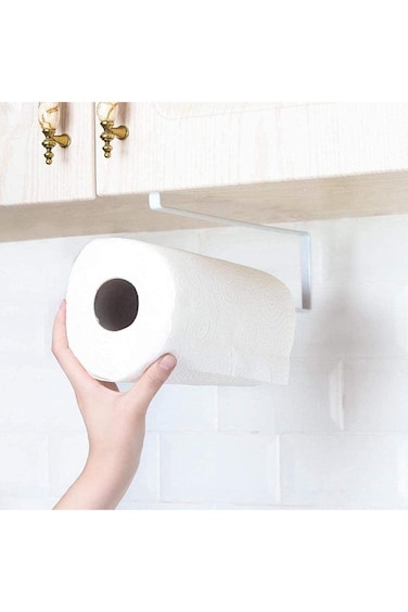 حامل مناشف ورقية ECVV، رف مناشف، خطافات مناشف للمطبخ، موزع أسفل خزانة لفافات الورق