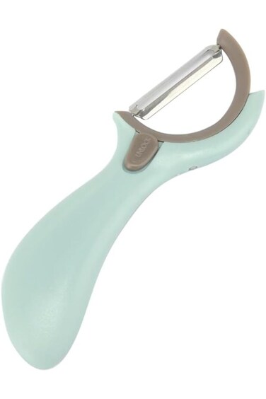 Parfait Ergonomic Design Durable Two Way Peeler Taupe and Blue HB2001CCA
