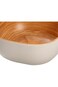 Felli Melamine and Bamboo Salad Dressing Bowl White and Brown 180ml Y1K120100-PH051-H