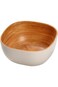 Felli Melamine and Bamboo Salad Dressing Bowl White and Brown 180ml Y1K120100-PH051-H