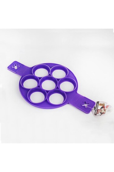 Biki Silicone Pancake Mold, Nonstick Mini Pancake &amp; Fried Egg Ring Maker