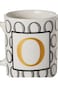 Shallow Letter O Printed Porcelain Tea Coffee Mug, Bd-Mug-O