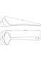 Tramontina PANCAKE/SAUCE LADLE NYLON EASY