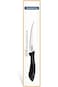 Tramontina Affilata 5 Inches Tomato Knife with Stainless Steel Blade and Black Polypropylene Handle