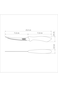 Tramontina Affilata 5 Inches Tomato Knife with Stainless Steel Blade and Black Polypropylene Handle