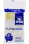 Hotpack Plastic Tea Spoons White, 50 Pieces