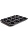 SHOWAY 12 Cavity Cupcake Bakeware Pan Non-stick Carbon Steel Muffin Cakes Bread Jelly Baking Tray