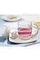 Cat Tea Cup Cute Tea Mug Glass Tea Pot with Fish Tea Infuser for Loose Leaf Tea (White 8oz)