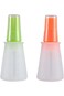 SOWUGI Kitchen Tools Silicone Rubber Oil Dispenser Bottle Brush with Basting Flapjack 2 Pcs