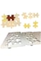 Puzzle Shape DIY Cookie Cutter Cake (White, 3 Pieces)