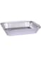 Hotpack Aluminium Container W/Lid Rectangle 1200ml 10Pcs