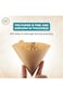 Shopnic 100Pcs Coffee Filters V60, 2-4 Cups Natural Unbleached Coffee Filter Paper, Cone Shaped Pap