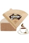 Shopnic 100Pcs Coffee Filters V60, 2-4 Cups Natural Unbleached Coffee Filter Paper, Cone Shaped Pap