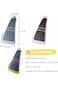 Excefore Silicone Vegetable Brush Potato Scrubber - Flexible Kitchen Cleaning Brush Set for Fruits,