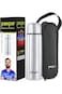 Pexpo Flip Pro Hot &amp; Cold Stainless Steel Water Bottle - 1000 ml SILVER