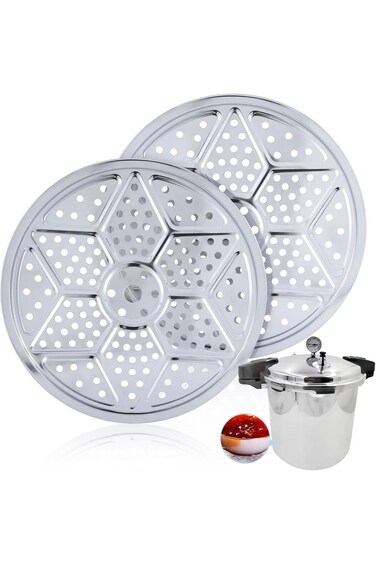 Pressure Canner Rack, 11 Inch Stainless Steel Canning Racks for Cookers, Compatible with Presto, Al