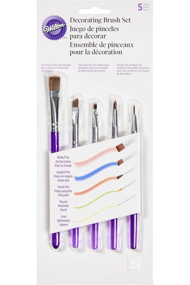 Wilton Cake Decorating Tools, 5-Piece Brush Set