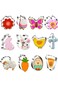 NESLIN 12pcs Easter Cookie Cutters Set, Stainless Steel Cookie Cutters for Easter Rabbit Cookie Cut