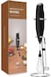 KOWVOWZ Milk Frother, Powerful Electric Handheld Frother, Milk Frother &amp; Egg Beater with Stand Wire