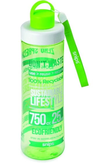 Snips Tritan Decorated Water Bottle 0.75 L - Eco Green Water